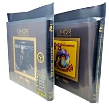 UHQR Box Set Outer Plastic Sleeves (x5) 4mil Thick + Flap LP Vinyl Record Boxset