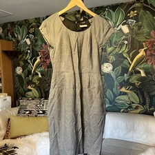 J. Crew Black And White Dress Knee Length Short Sleeve Size 4