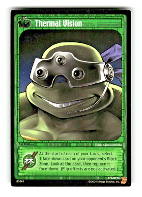 2004 Teenage Mutant ninja Turtles Trading Card Game Thermal Vision