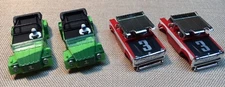 LOT OF 4 AURORA ORIGINAL AFX HO SLOT CAR BODIES - NEW OLD STOCK