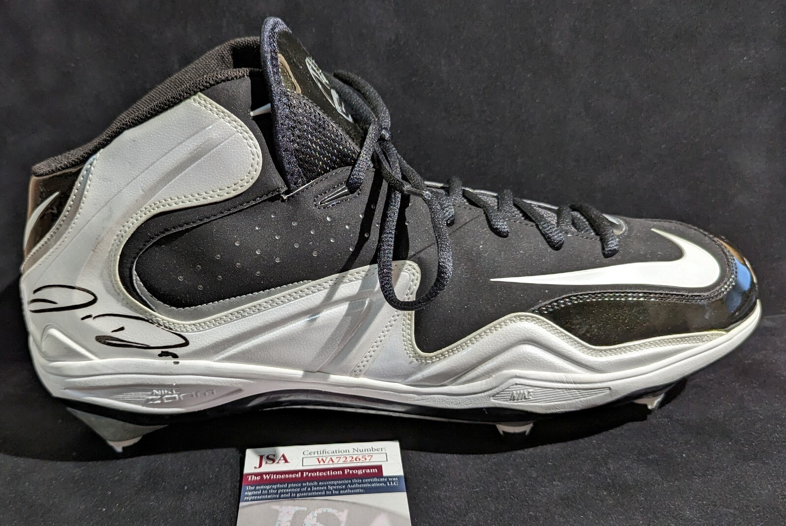 Jordan Davis Autographed Signed Philadelphia Eagles CLEAT JSA COA 