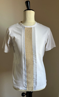 COMME des GARÇONS SHIRT weißes T-Shirt Rundhals RAR VINTAGE Gr. L