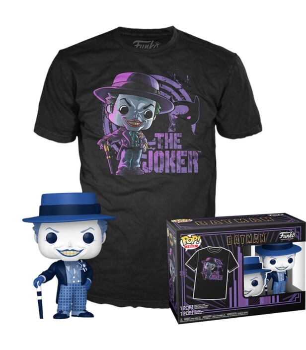 Funko バットマン ジョーカー Tシャツ＆フィギュアセット FUNKO POP! & TEE THE JOKER (BATMAN 1989) PREORDER | eBay