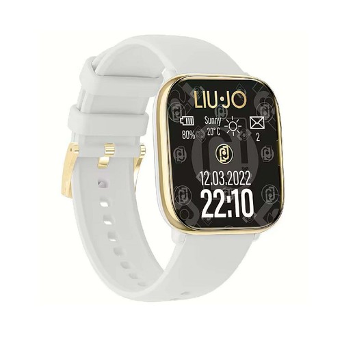 Smartwatch Donna LIU JO LUXURY VOICE RAINBOW SWLJ151 Silicone Bianco Gold Dorato - 第 1/1 張圖片