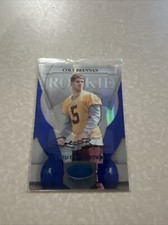 2008 Leaf Certified Materials Mirror Blue /50 Colt Brennan Rc Autograph /50 Rare