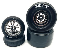 Fits Drag Slash 94076-4 - Tires Wheels Front And Rear Glued Tyres Traxxas