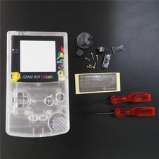 Clear Crystal Picachu VS Eeveee Housing Shell for Nintendo Game Boy Color GBC