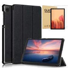 For Samsung Galaxy Tab A7 Lite Case 8.7" T220 T225 T227 Smart Stand Cover/ Glass