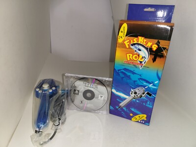 Fishing Pole & Action Bass for Playstation 1 (ONLY WORKS  FOR ACTION BASS ) 19J