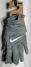 Nike Dri-Fit Accelerate Lightweight Cold Weather Running Gloves Men's Gray XL
