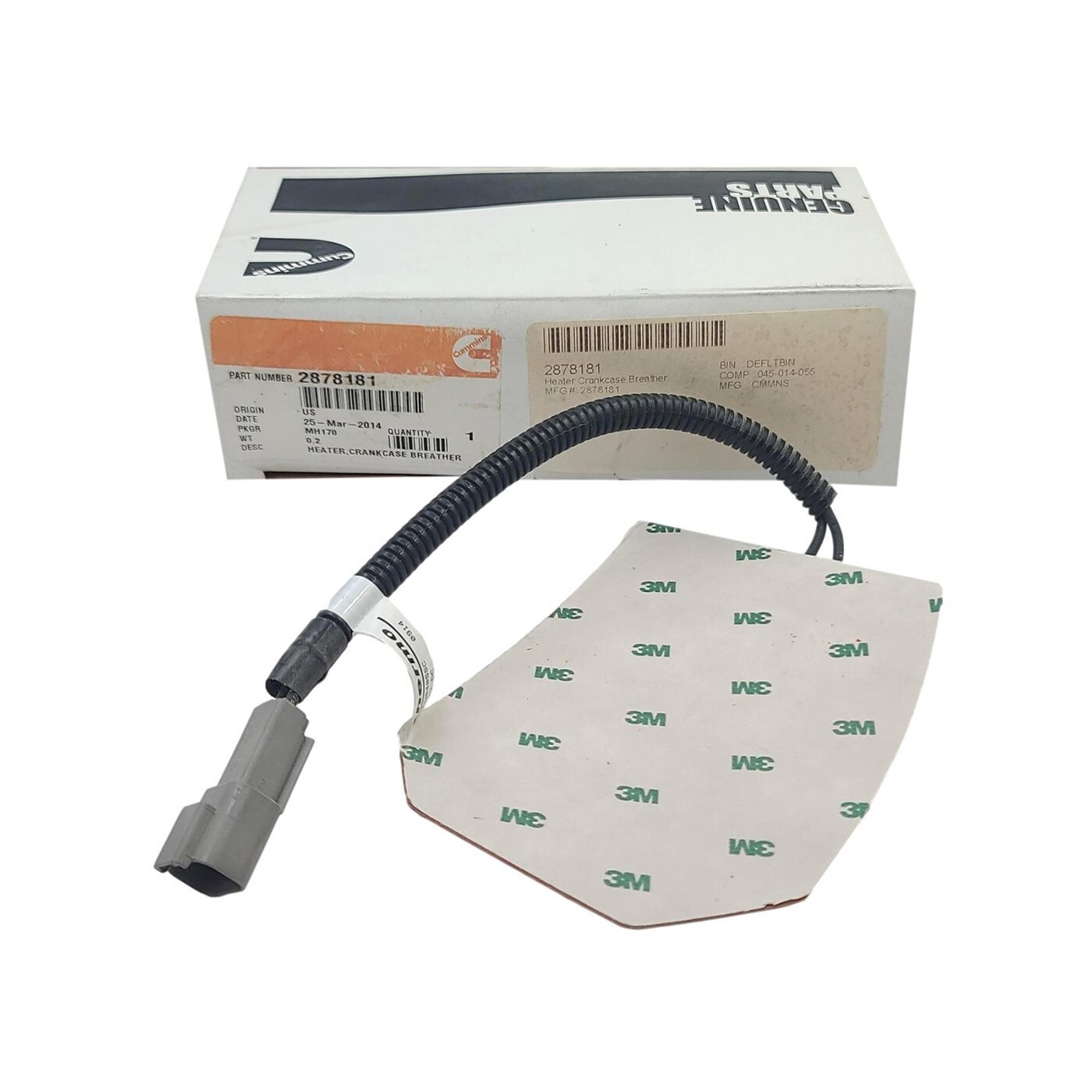 OEM CUMMINS HEATER,CRANKCASE BREATHER 2878181 | eBay
