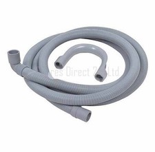 Washing Machine & Dishwasher Drain Hose Waste Pipe 2.5Metre  90DEG 19/22mm Bore