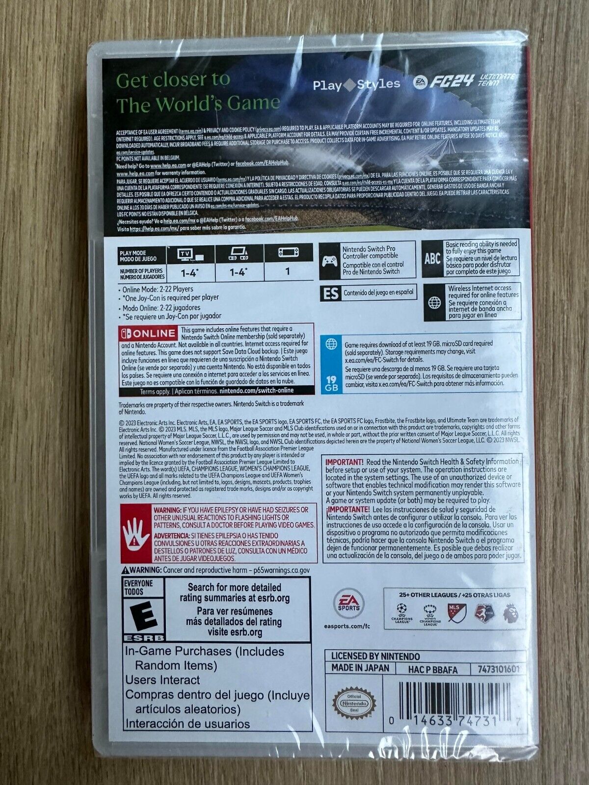 EA Sports FC 24 (Nintendo Switch) BRAND NEW 14633747317