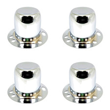 4x Gorilla Chrome 4.25 Od Closed Derby Wheel Center Hub Caps Covers 4x Gorilla Chrome 4.25 Od Closed Derby Wheel Center Hub Caps Covers