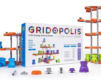 Gridopolis 3D Strategy Game And System