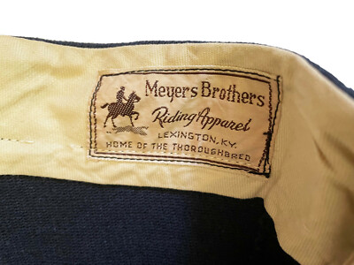 Culotte D’équitation Vintage Meyers Brothers, Kentucky Jodhpurs, Bleu Marine, Taille S, Fabriquée Aux USA
