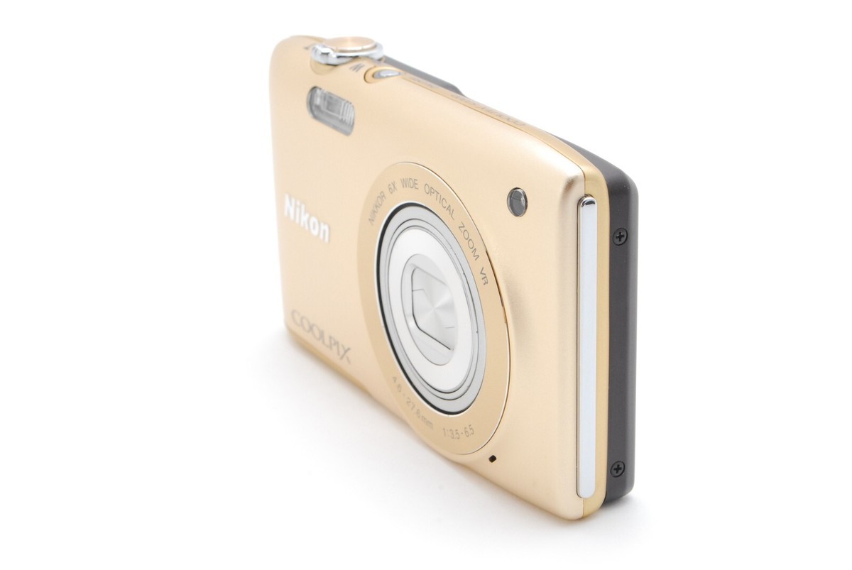 NEAR MINT] Nikon COOLPIX S3300 Gold 16.0MP Compact Digital