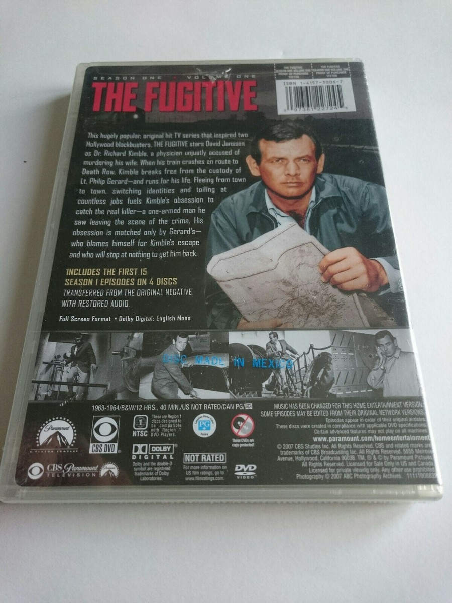The Fugitive: Season One, (DVD, 2007) for sale online UK