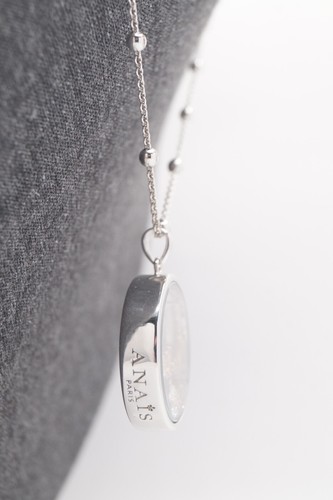 Anais - Hot Diamonds - Glass Locket Pendant & Chain Gemstone Charms & Initial K - Picture 5 of 16