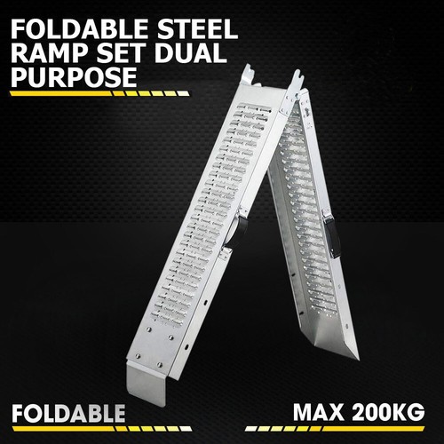 High Quality 1.8M Folding Steel Motorcycle / Bike / Motorbike / MX ...