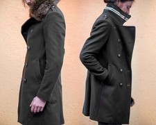BOHEMIAN MILITARY COAT | S | Grau | Zara Man