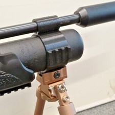 Walther Rotex RM8 Picatinny Weaver Rail Mount Barrel Band For Bipod Torch