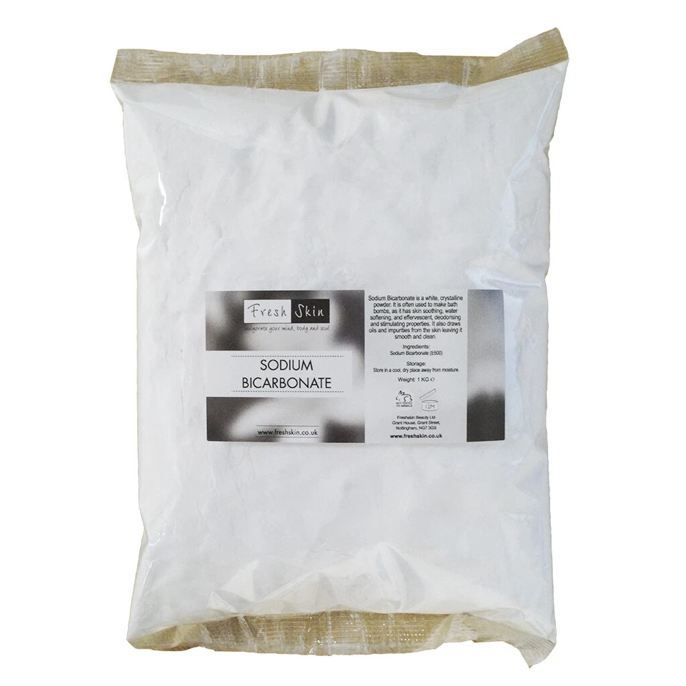 FRESHSKIN 2kg Sodium Bicarbonate of Soda (2 x 1kg) - 100% BP/Food Grade - Cheapest on eBay