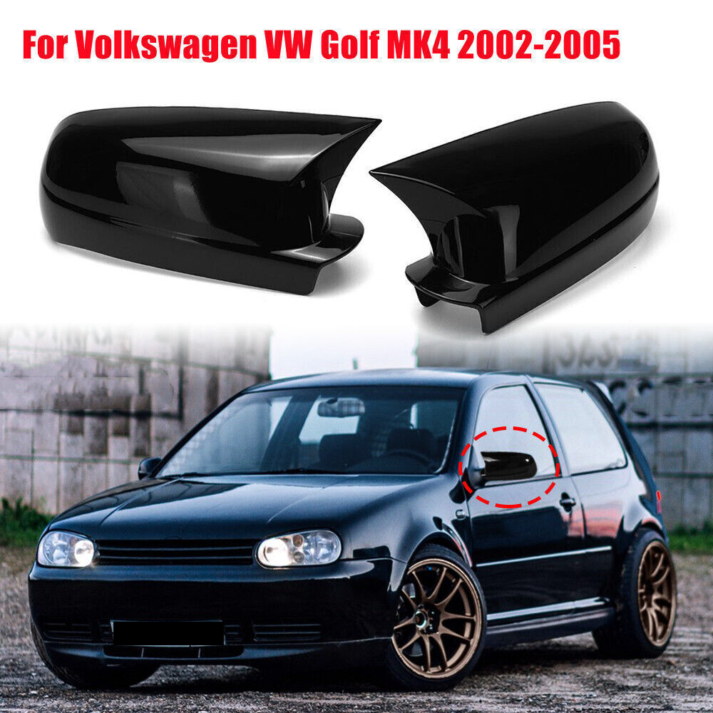 For Volkswagen VW Golf MK4 2002-2005 Gloss Black OX Horn Side