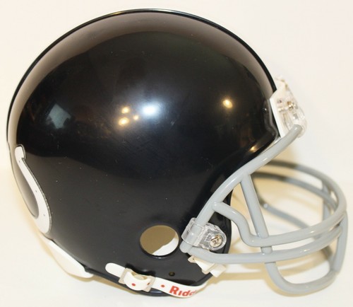 1954 Baltimore Colts Custom Throwback Riddell Mini Helmet - Picture 2 of 3