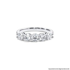 1.25 Carat DEF VVS2 Genuine Lab Grown Diamond Band Ring