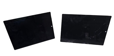 Lot of Two(2) Microsoft Surface Pro 3 Tablet i3-4020Y @1.5GHz 4GB RAM 60GB SSD 