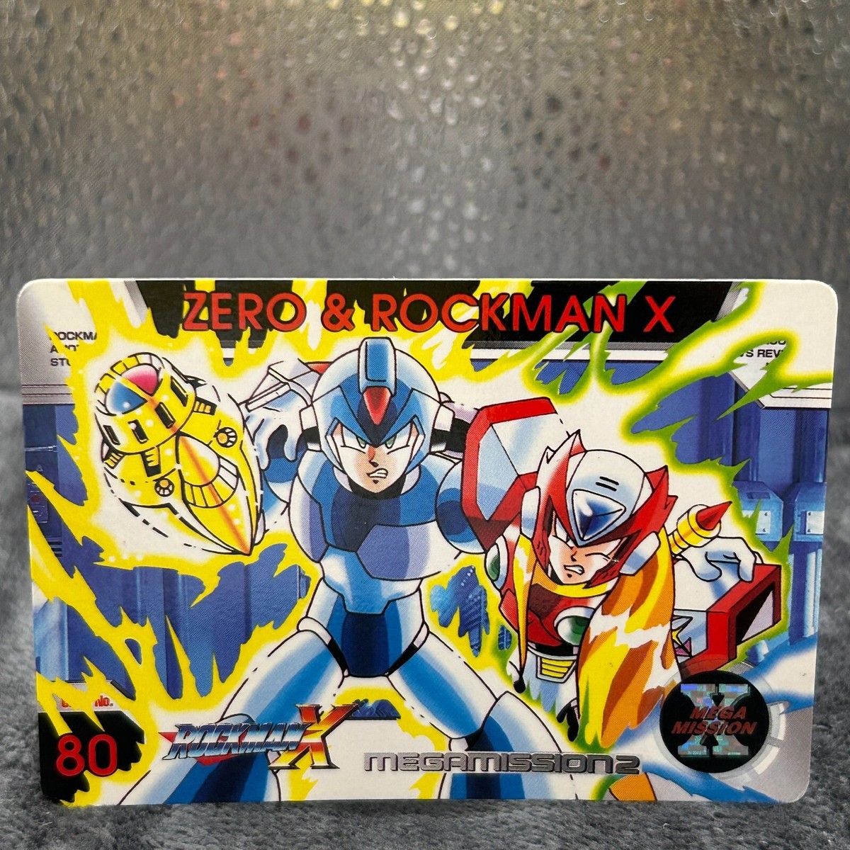 RockmanX Mega Mission2 Zero RockmanX No.80 Bandai 1996 TCG