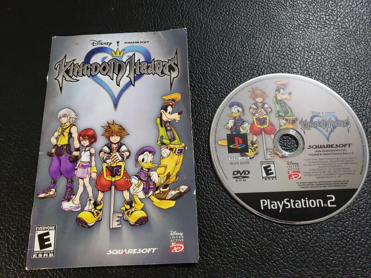 Kingdom Hearts Sony Playstation 2 PS2 Game Tested + Working Disc Only