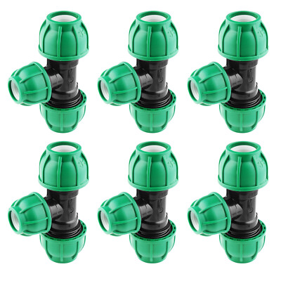 PP Klemmverbinder Für PE-Rohr 20 Mm – Kupplung, Lösbar, Trinkwassergeeignet, UV-beständig