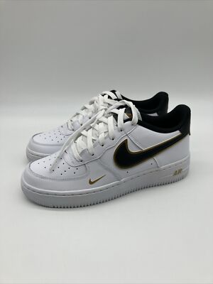 nike air force essential white gold