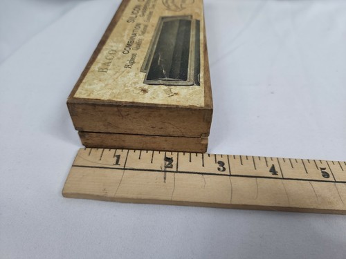 Vintage Baco Silicon Carbide combination sharpening stone in wood box Japan - Picture 12 of 12