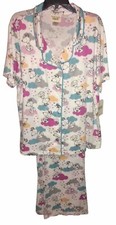 2 PC MUNKI MUNKI PEANUTS SNOOPY HEARTS   WOMENS PAJAMA PANTS SET Lounge 2XL NWT