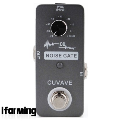 CUVAVE (M-VAVE) Noise Gate Pedal+-70dB to +10dB Range Fit Noise Gate True Bypass