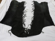 Custom Chap- Parel Western Pleasure Suede Show Chaps Black