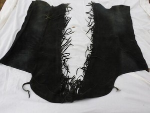 Custom Chap- Parel Western Pleasure Suede Show Chaps Black