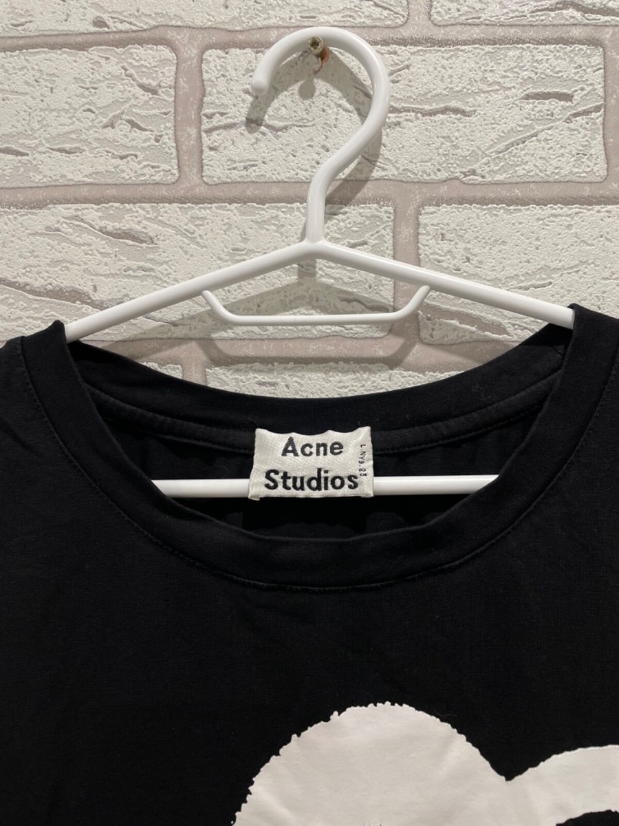 Acne Studios Heart Black T Shirt Tee Women's addy symbol he ss15