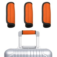 3 Pcs Luggage Handle Wrap for Luggage Shopping Bag Travel Bags, Orange