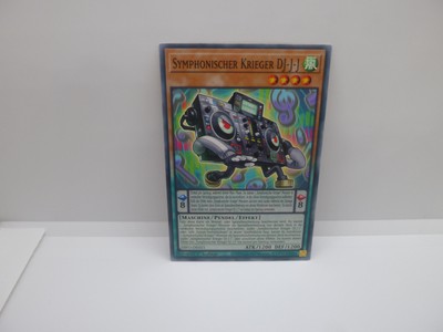 Yu-Gi-Oh Karte - Symphonischer Krieger DJ-J-J - Maschine / Pendel - Yugioh
