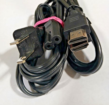 TV Cables HDMI and Power fit more recent Playstation 3 and 4. Power:2-Prong 3ft