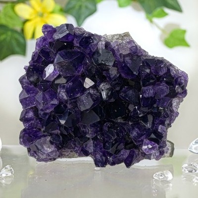 Amethyst Drusenstück Stufe Ladeschale Ladestation AAA Quali. 95 mm 190 g Uruguay