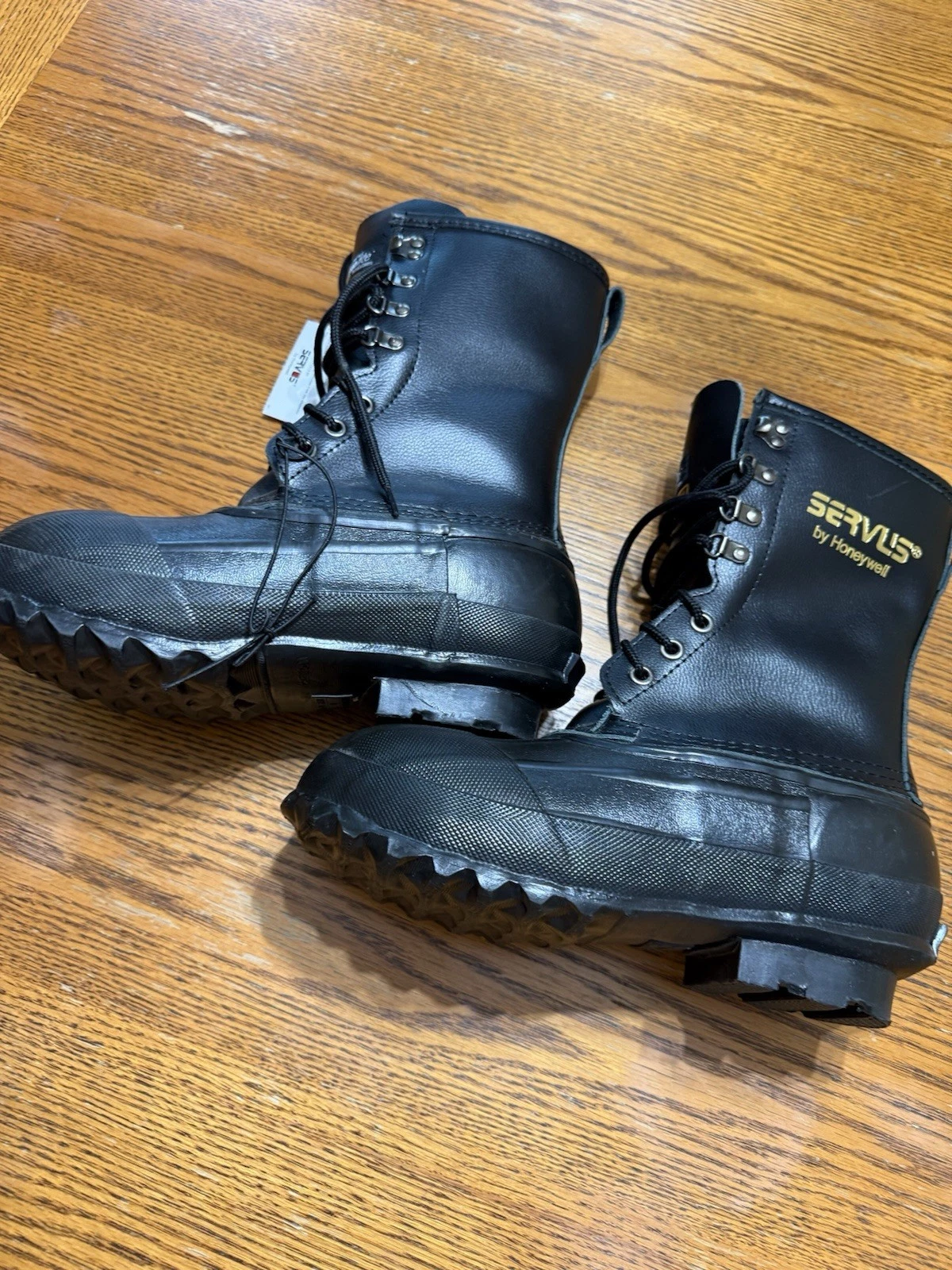 Servus By Honeywell Mens 2413-05 Black Waterproof Insulated Work Boots Size 7