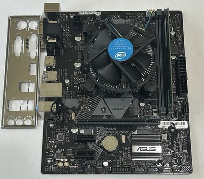 Asus Prime H310M-A R2.0 MicroATX Motherboard Intel i5-9400 8GB DDR4 I/O Shield