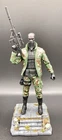 G.I. Joe Classified Series - Custom Green Camo Hooded Commander & Diorama Base