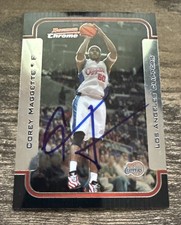 2003 Bowman Chrome Corey Maggette Signed Autographed Card Los Angeles Clippers