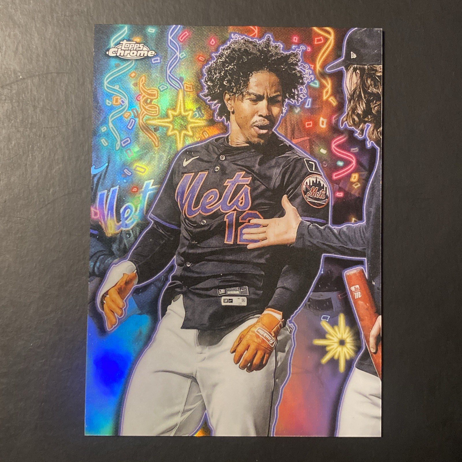 FRANCISCO LINDOR 2025 TOPPS CHROME UPDATE CELEBRACION SP METS